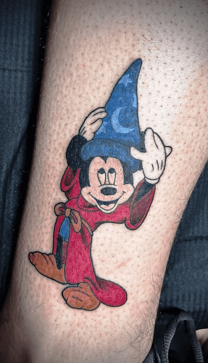 Mickey Mouse Tattoo Shot