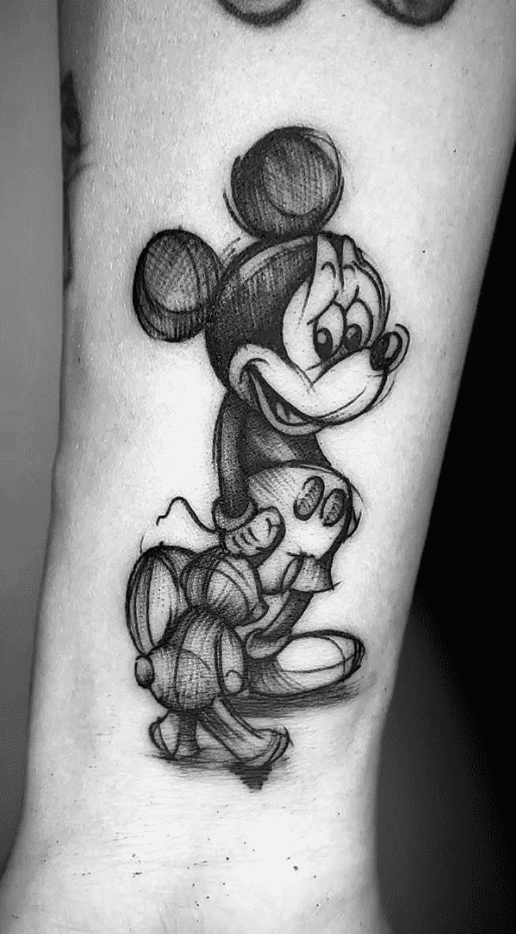 Mickey Mouse Tattoo Design Image