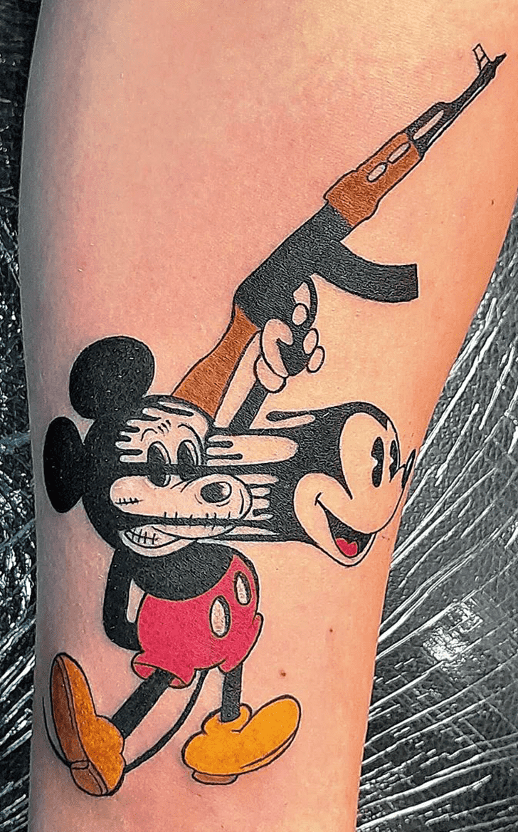 Mickey Mouse Tattoo Photograph