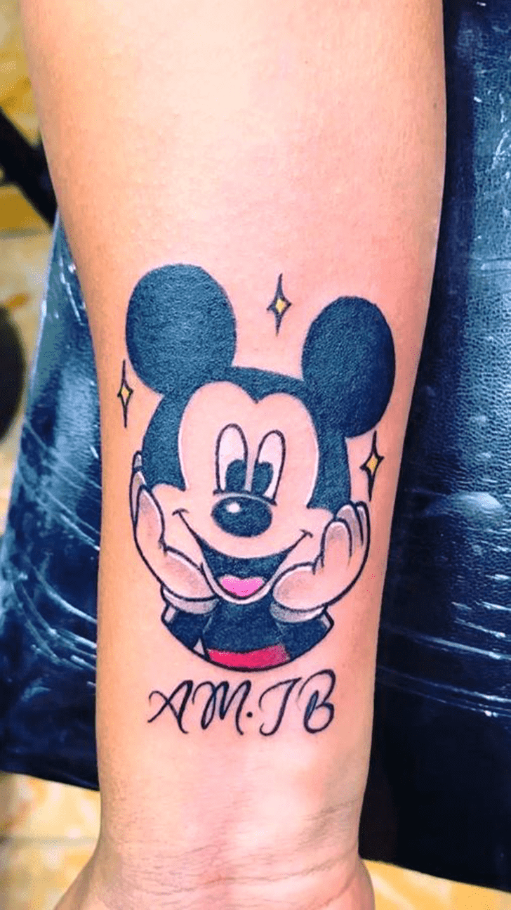 Mickey Mouse Tattoo Photograph