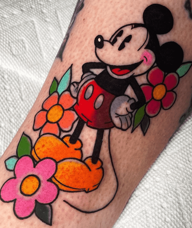 Mickey Mouse Tattoo Figure