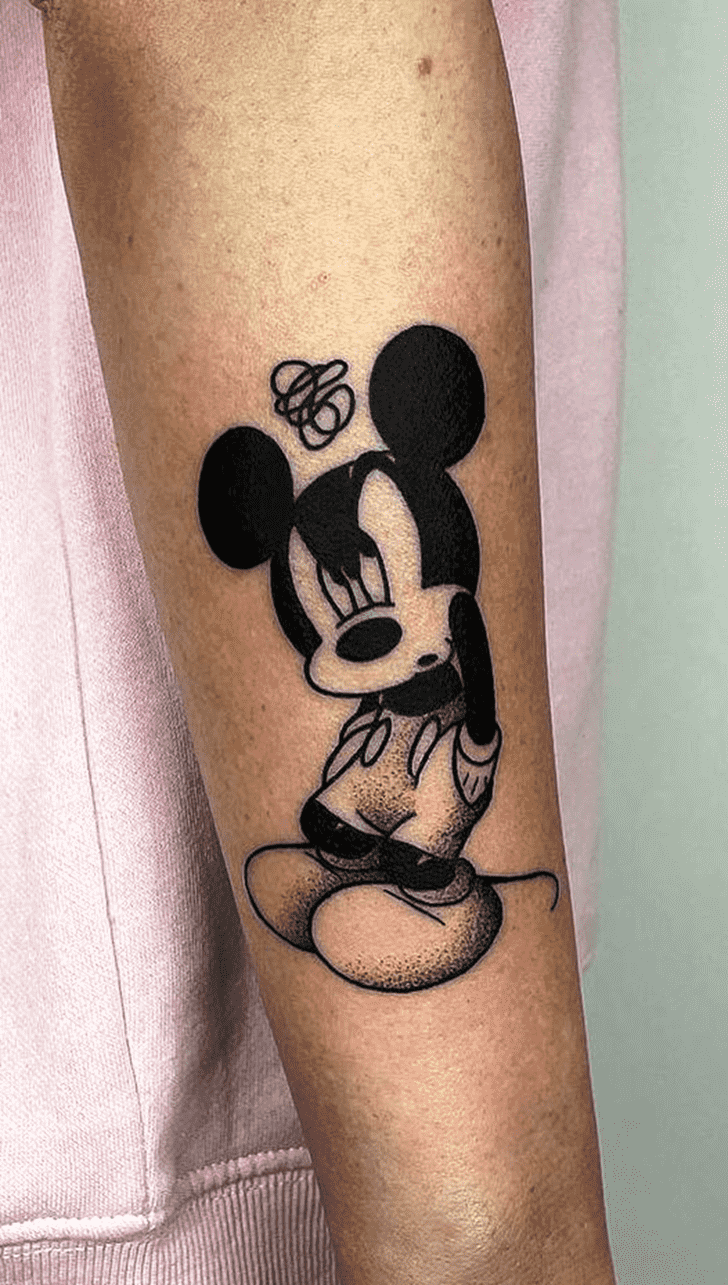 Mickey Mouse Tattoo Shot
