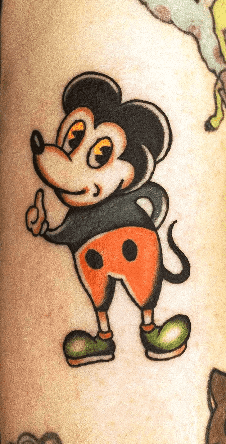 Micky Mouse Tattoo Snapshot
