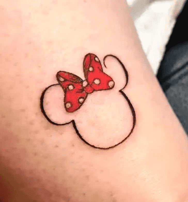 Minnie Mouse Tattoo Figure