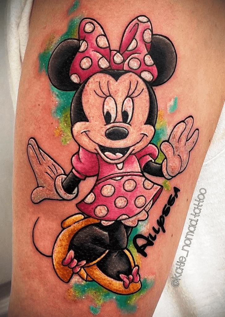 Minnie Mouse Tattoo Shot