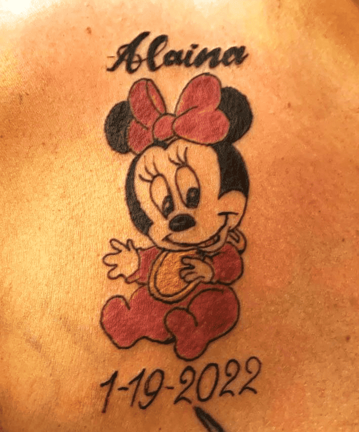 Minnie Mouse Tattoo Snapshot
