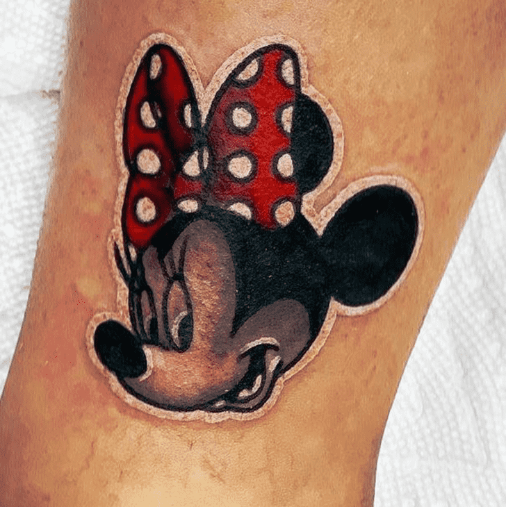 Minnie Mouse Tattoo Design Image