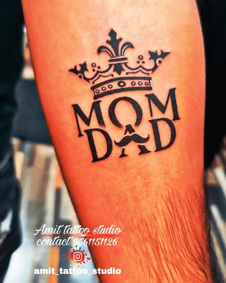 Mom Dad Tattoo Snapshot
