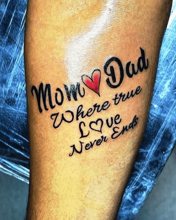 Mom Dad Tattoo Photo