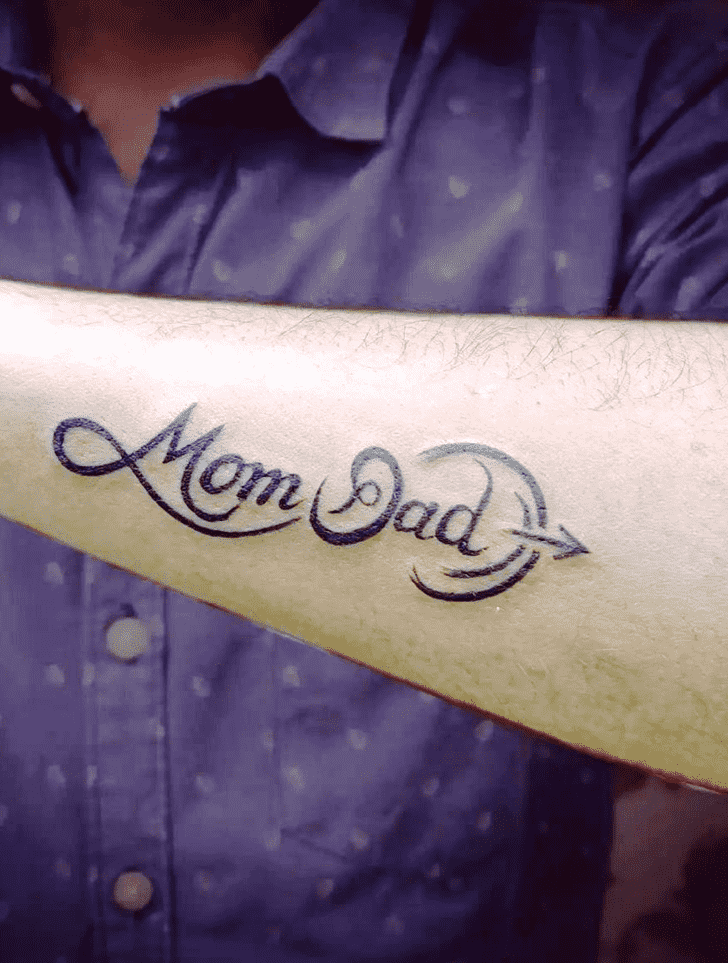 Mom Dad Tattoo Photograph