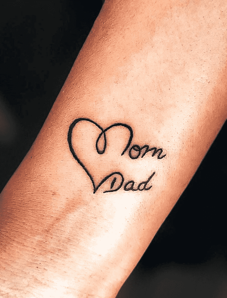 Mom Dad Tattoo Snapshot