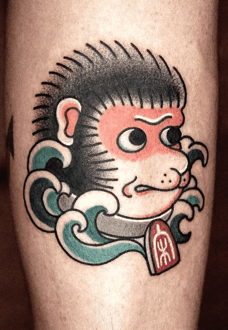 Monkey Tattoo Shot