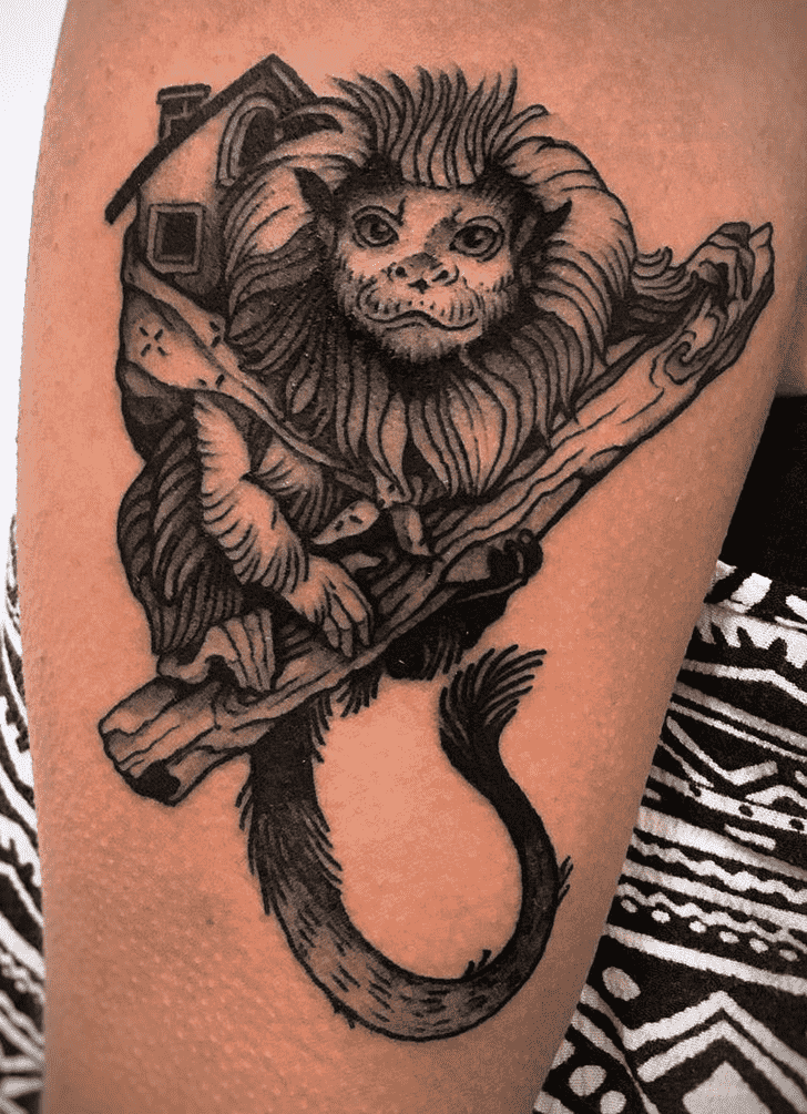 Monkey Tattoo Design Image