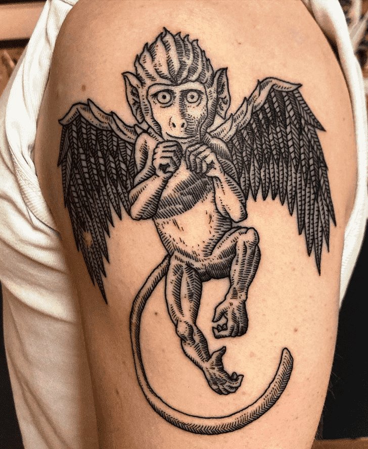 Monkey Tattoo Snapshot