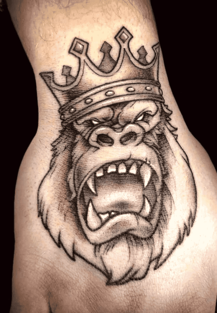 Monkey Tattoo Design Image