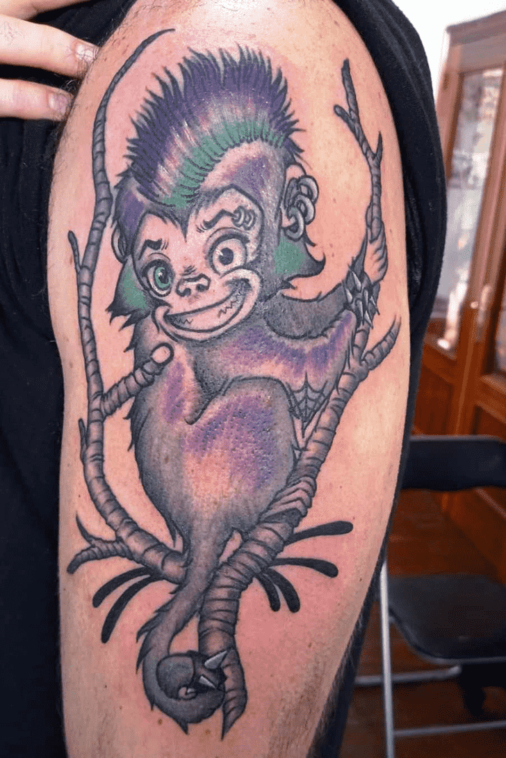 Monkey Tattoo Portrait