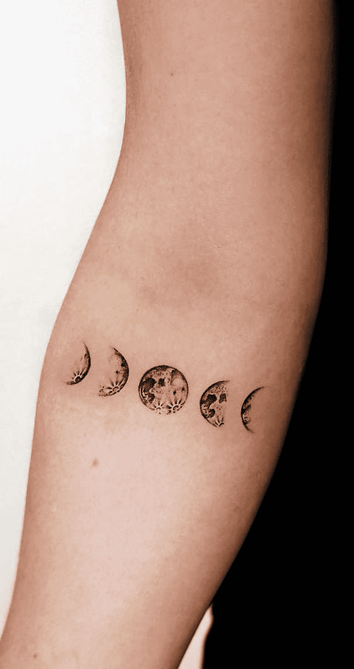 Moon Tattoo Portrait
