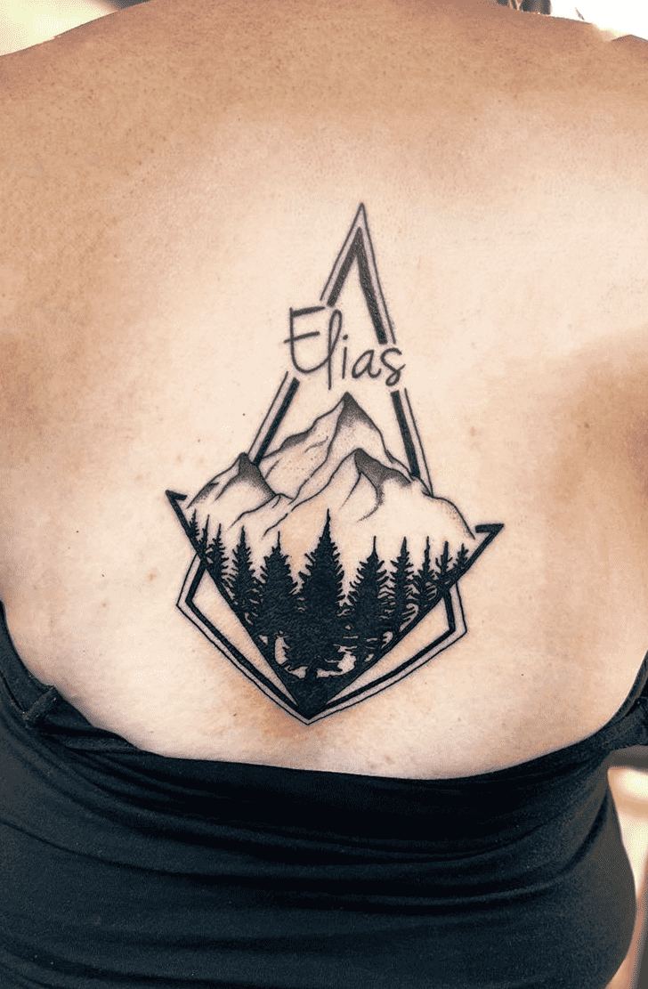 Mountain Tattoo Design Image