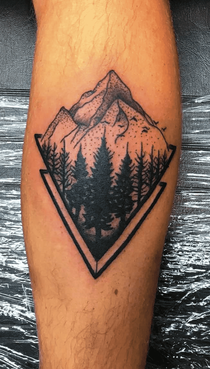 Mountain Tattoo Photograph