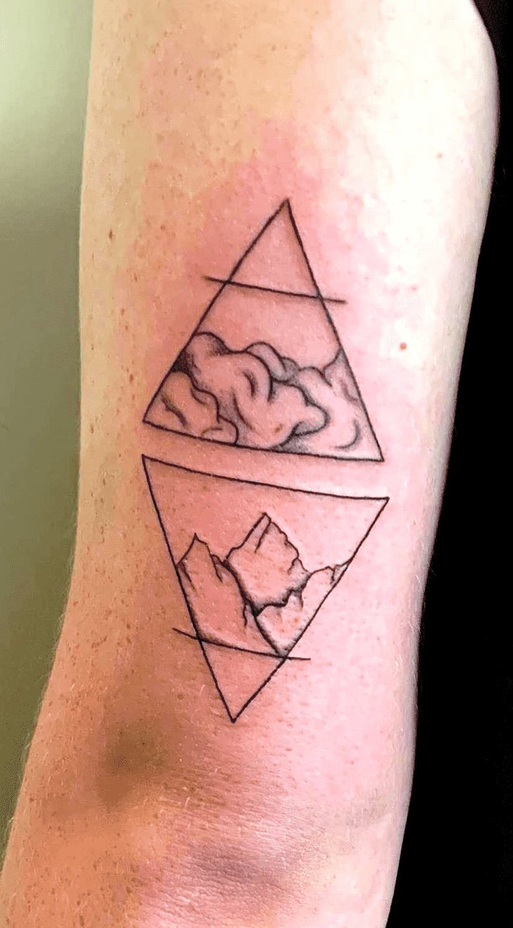 Mountain Tattoo Ink