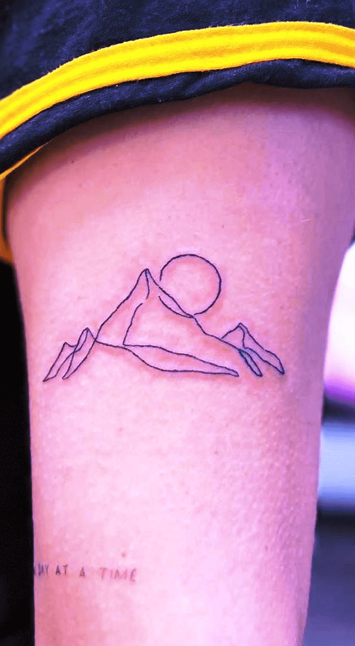 Mountain Tattoo Shot