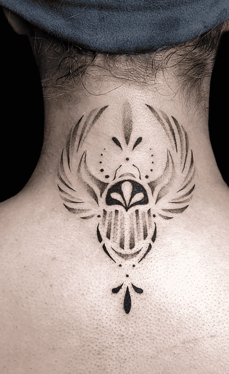 Neck Tattoo Design Image