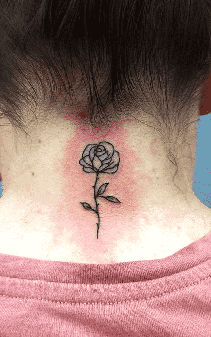 Neck Tattoo Ink