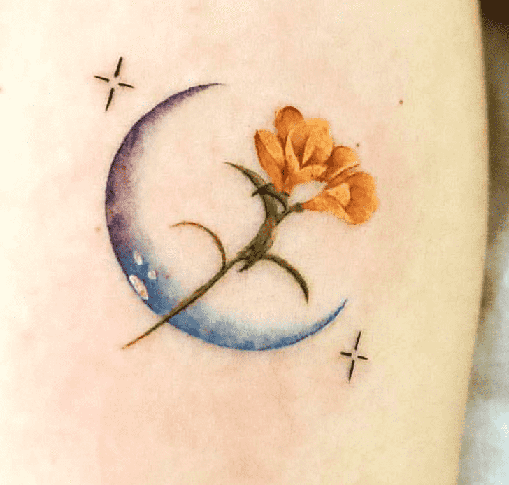 New Moon Tattoo Ink