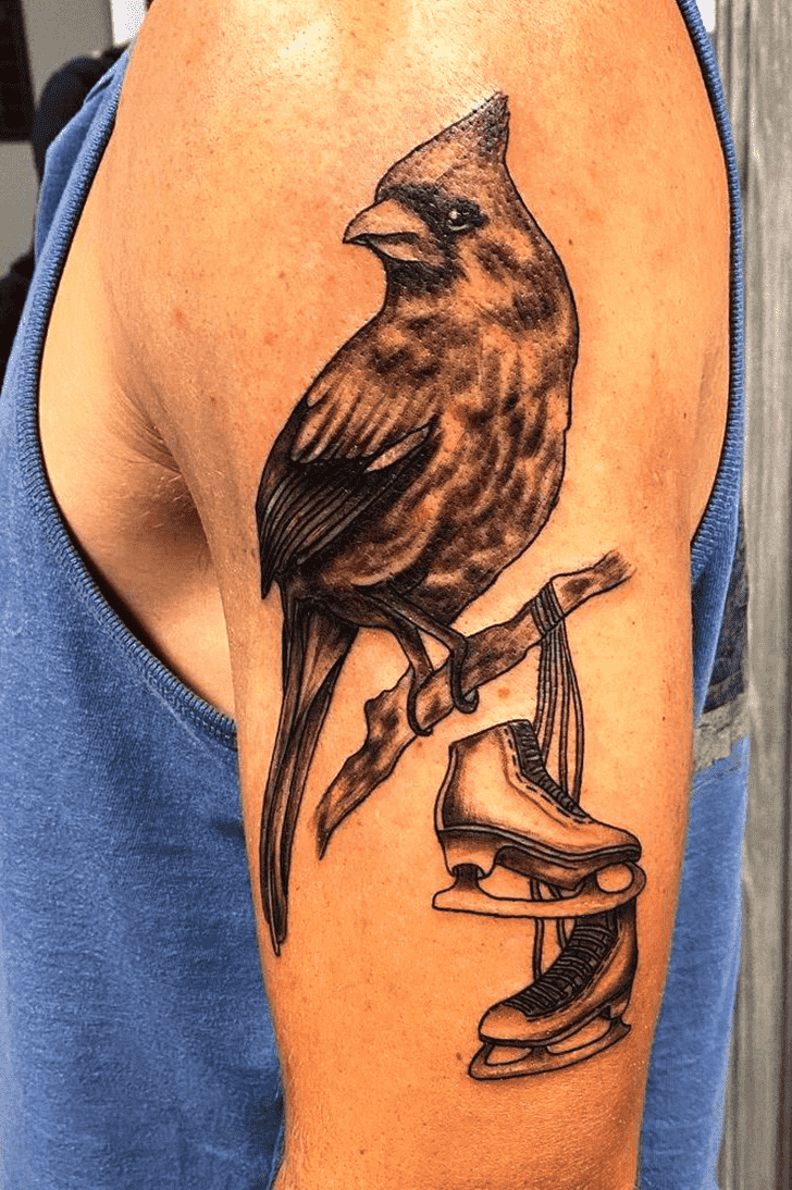 Northern Cardinal Tattoo Design Image