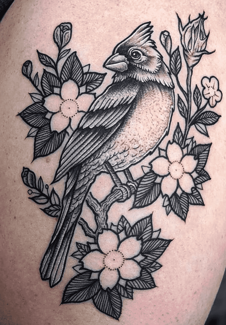 Northern Cardinal Tattoo Picture