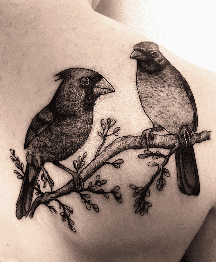 Northern Cardinal Tattoo Design Image