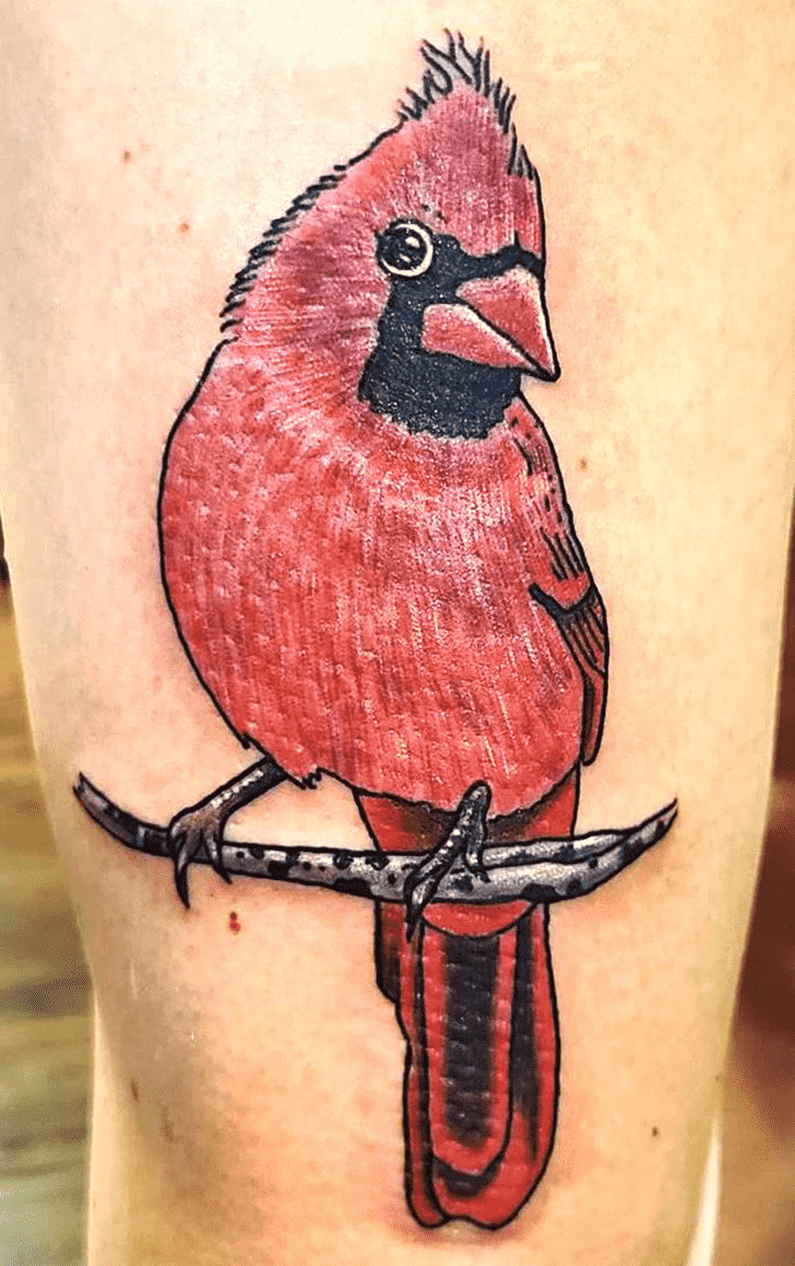 Northern Cardinal Tattoo Snapshot