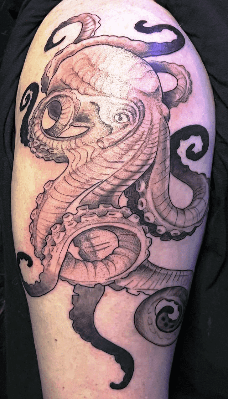 Octopus Tattoo Shot