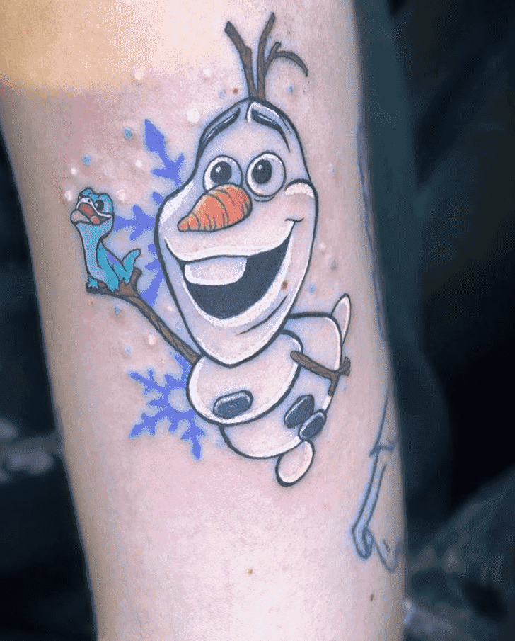 Olaf Tattoo Shot