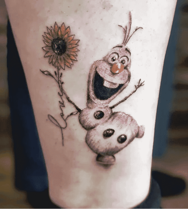 Olaf Tattoo Figure