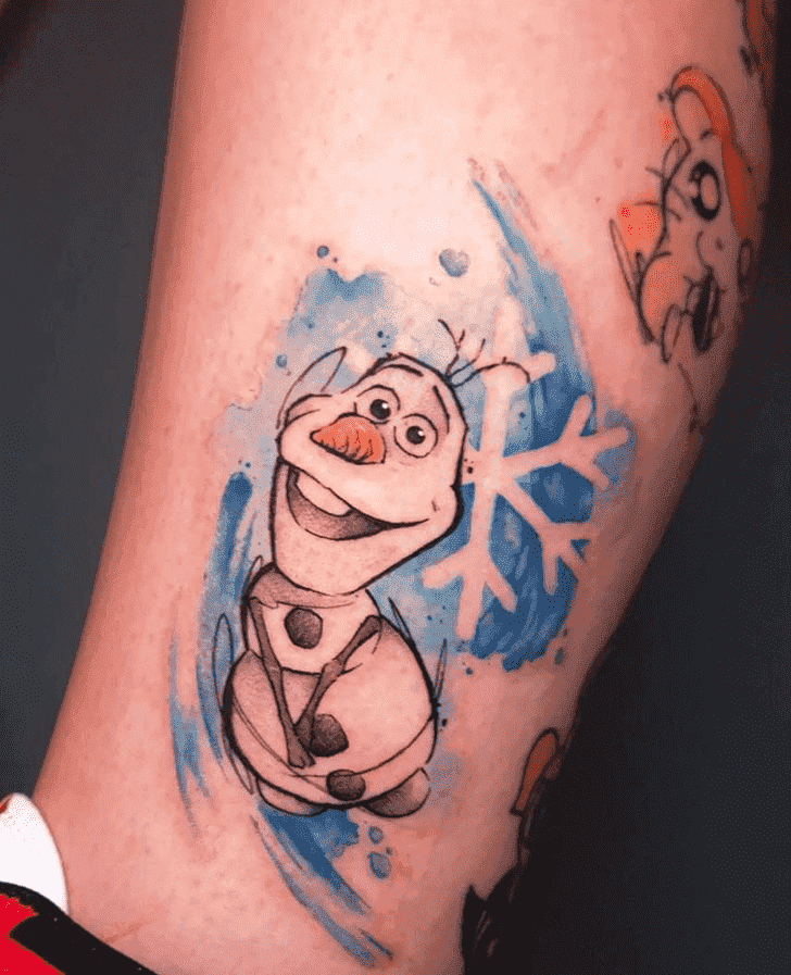 Olaf Tattoo Figure