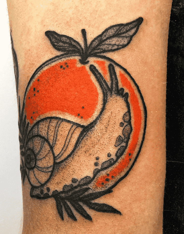 Orange Tattoo Figure
