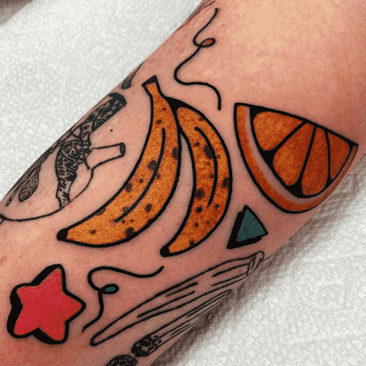 Orange Tattoo Photograph