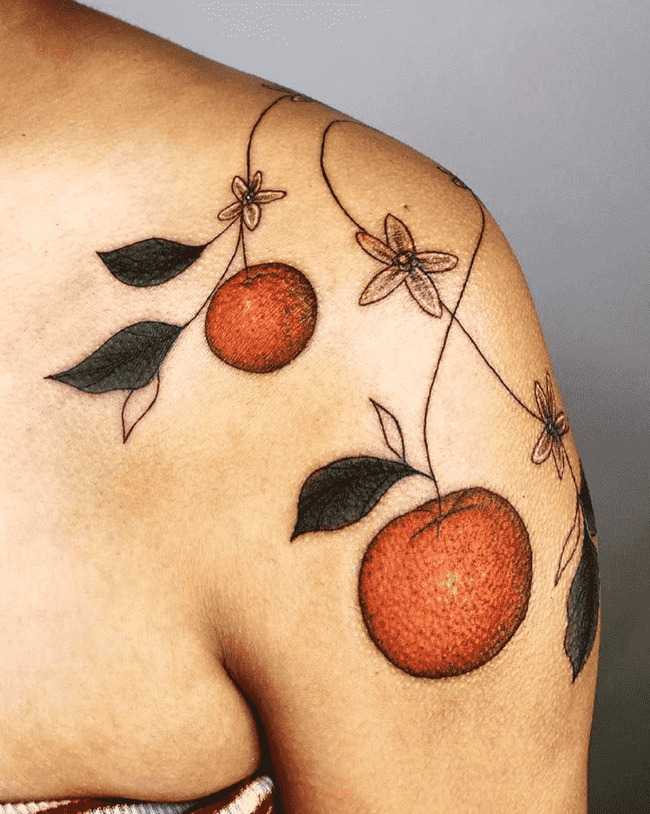Orange Tattoo Portrait