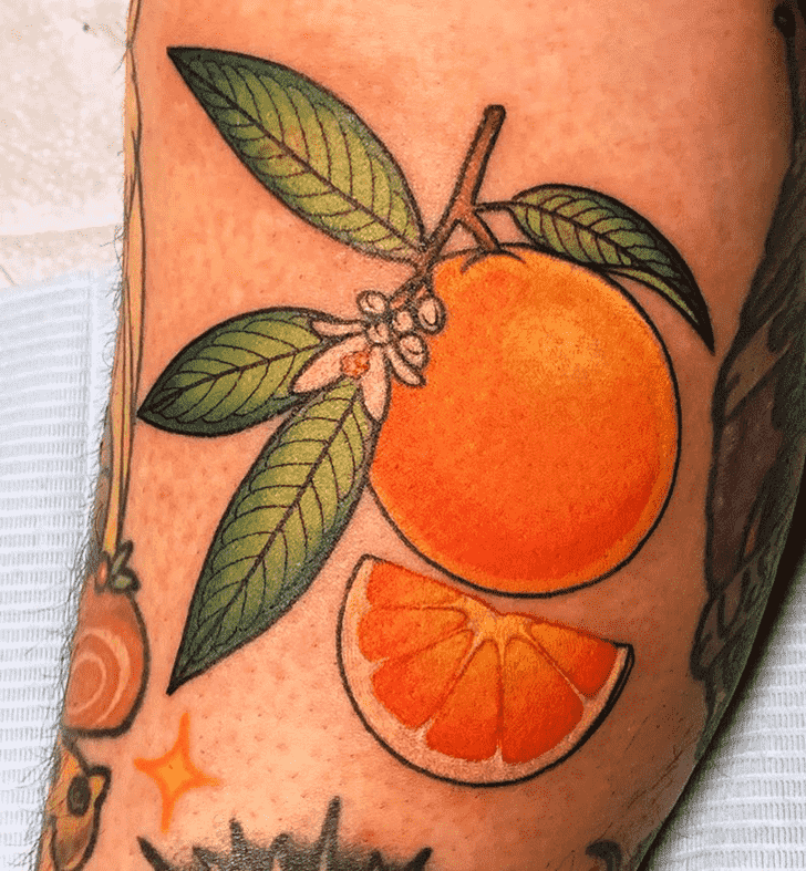 Orange Tattoo Figure