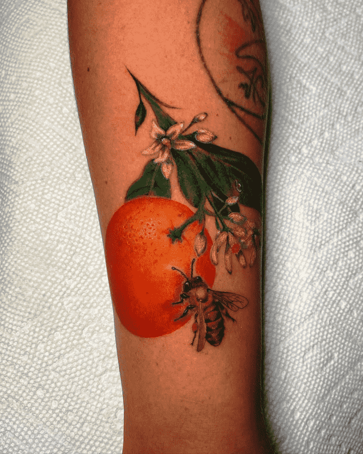 Orange Tattoo Ink