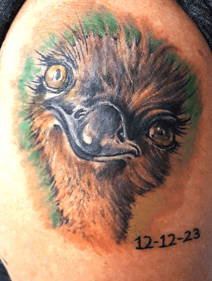 Ostrich Tattoo Snapshot