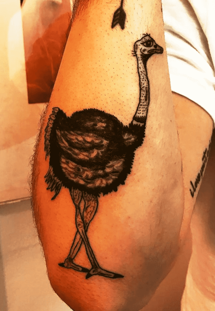 Ostrich Tattoo Design Image