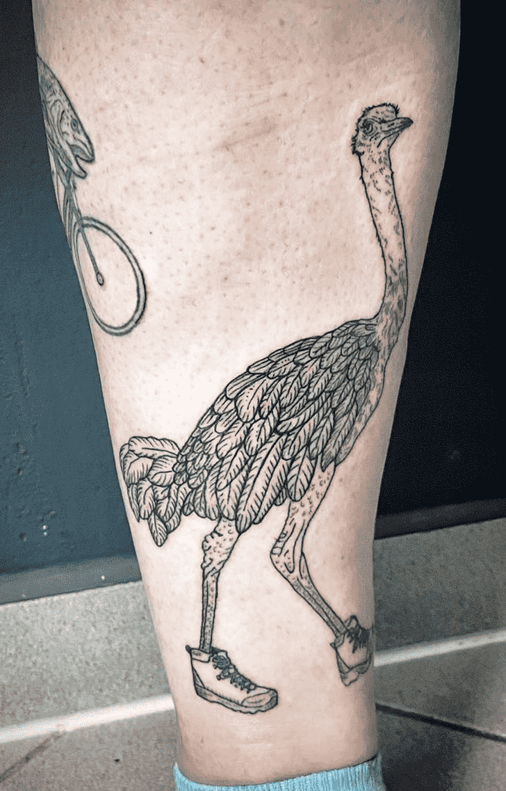 Ostrich Tattoo Snapshot