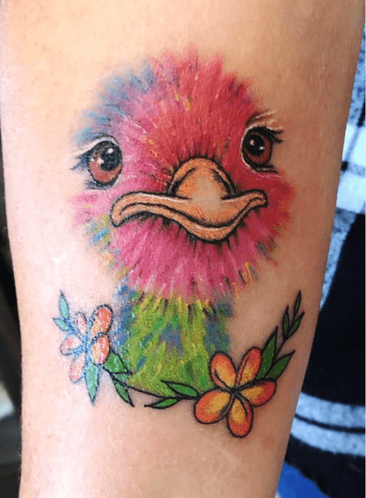 Ostrich Tattoo Design Image
