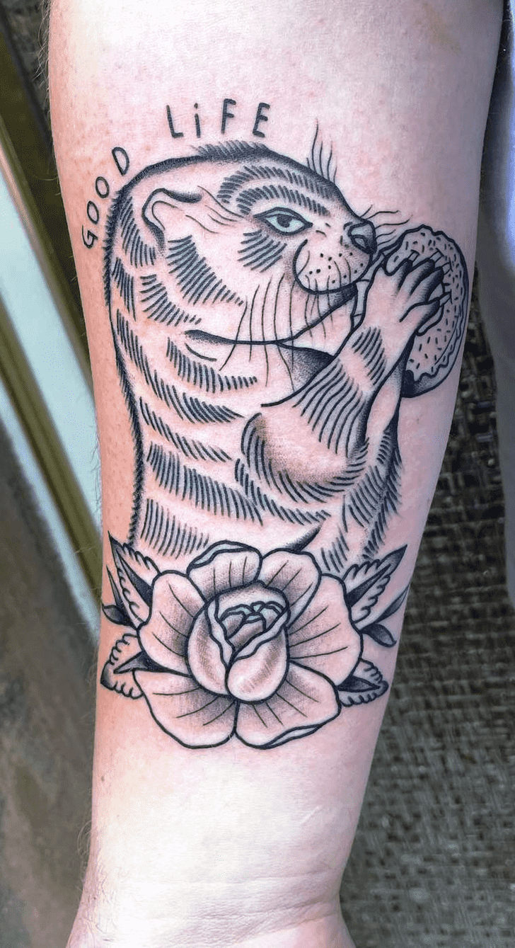 Otter Tattoo Design Image