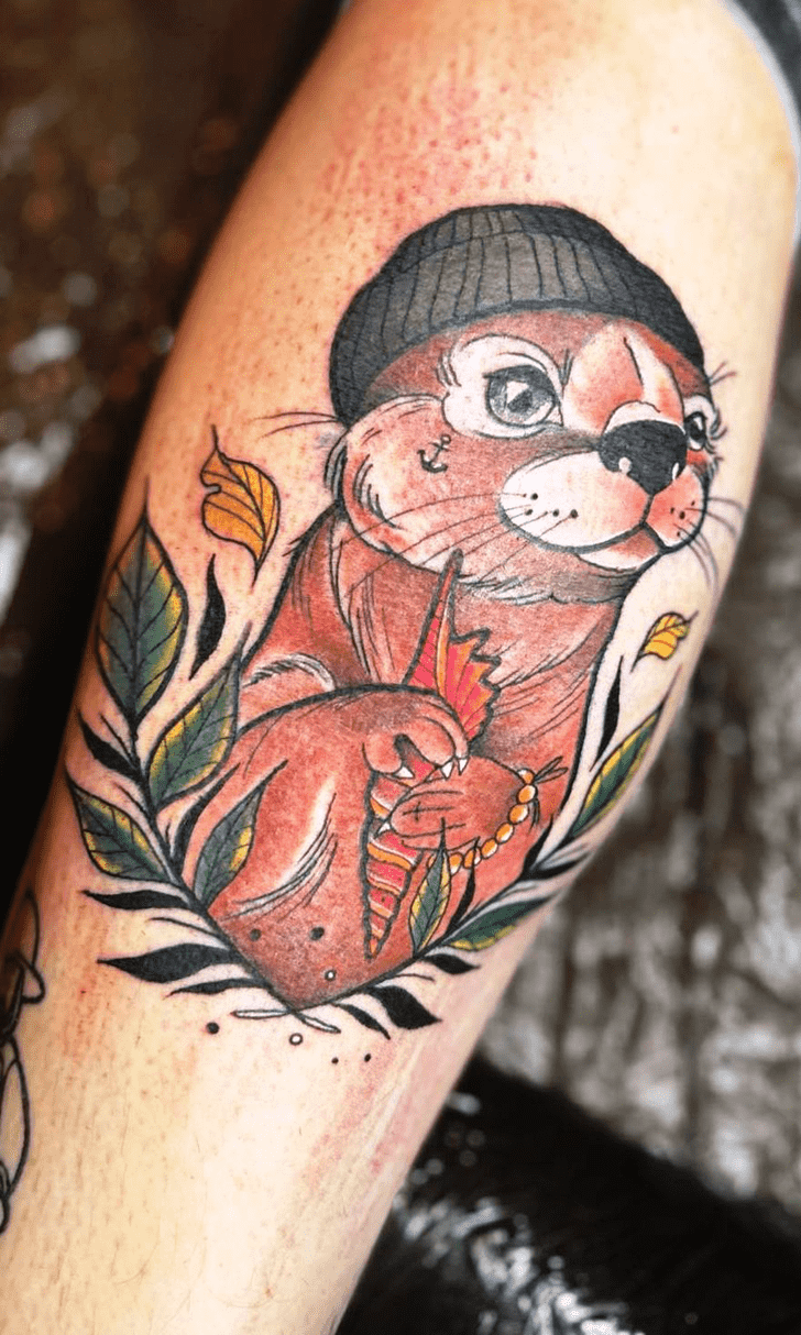 Otter Tattoo Figure