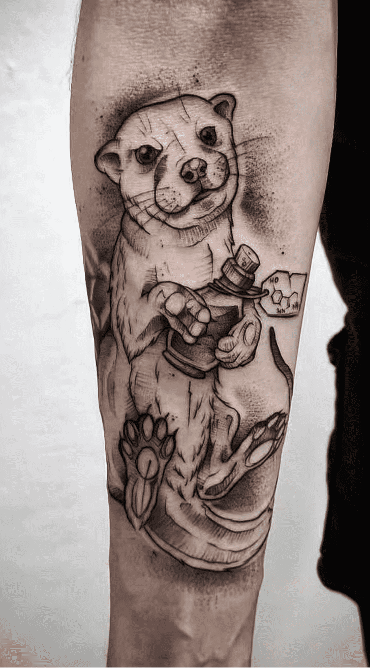 Otter Tattoo Shot