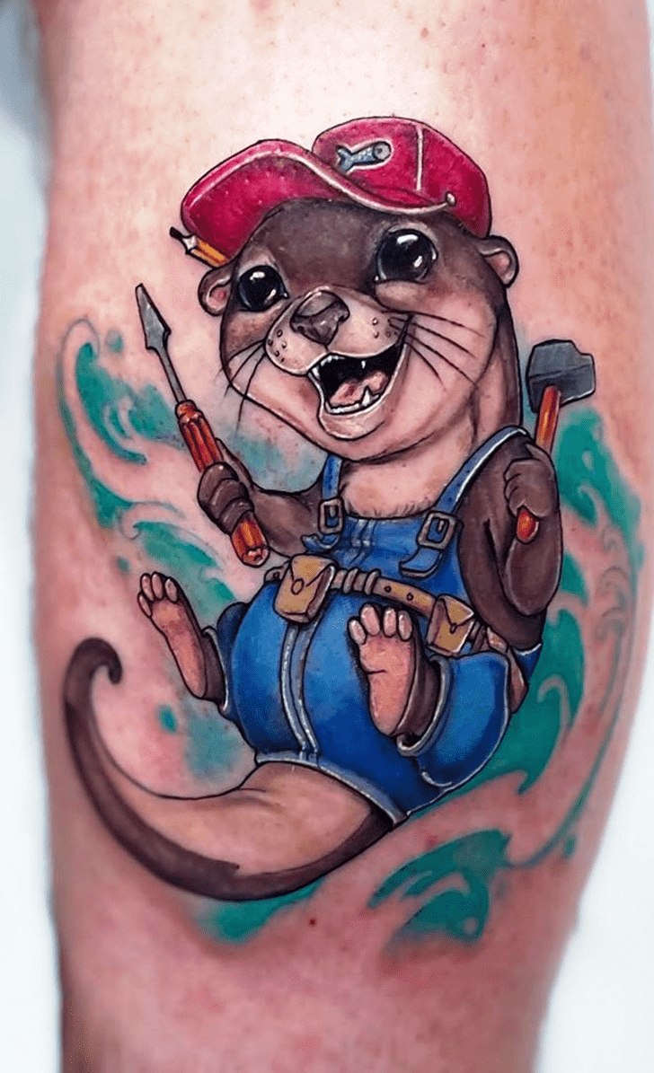 Otter Tattoo Figure