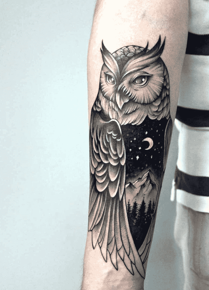 Owl Tattoo Ink